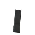 Black finish wall sconce, by Modern Forms, for hallway or living room