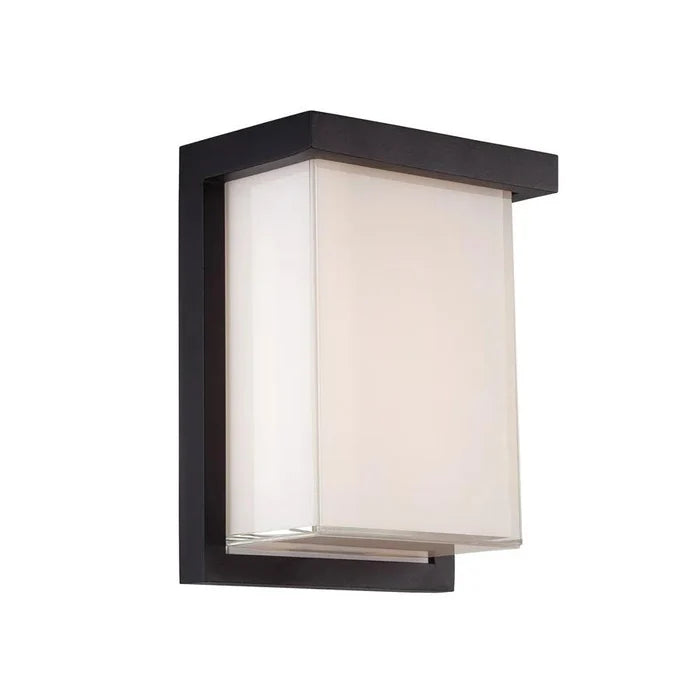 Black finish wall sconce, by Modern Forms, for hallway or living room