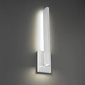 Brushed aluminum finish wall sconce, by Modern Forms, for hallway or living room