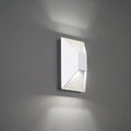 White finish wall sconce, by Modern Forms, for hallway or living room