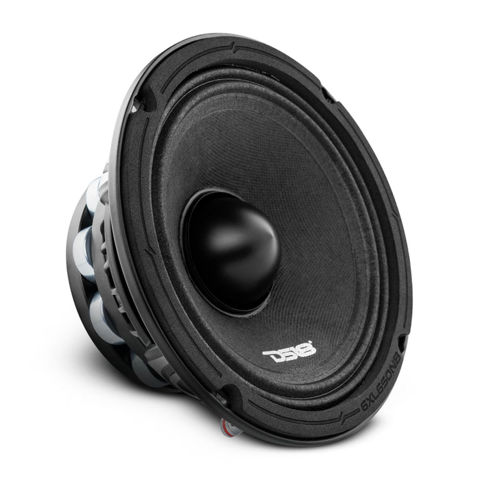 XL 6.5" Neodymium Mid-Range Loudspeaker With Bullet 325 Watts Rms 4-Ohm