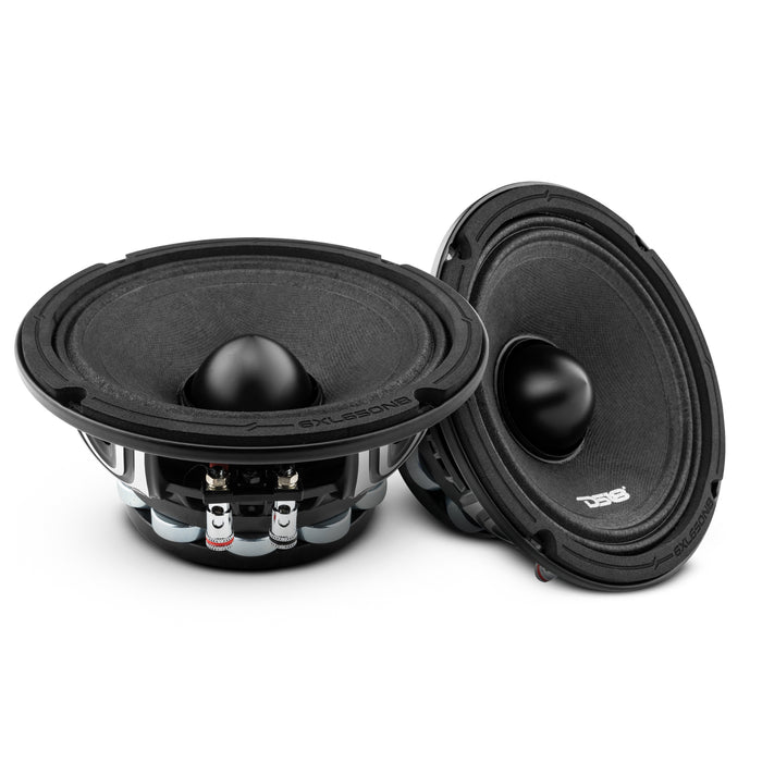 XL 6.5" Neodymium Mid-Range Loudspeaker With Bullet 325 Watts Rms 4-Ohm