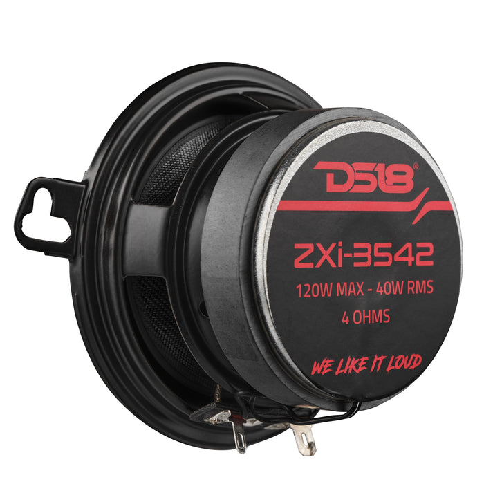 ZXI 3.5” 2-Way Coaxial Speaker | 40 Watts RMS 4-Ohm
